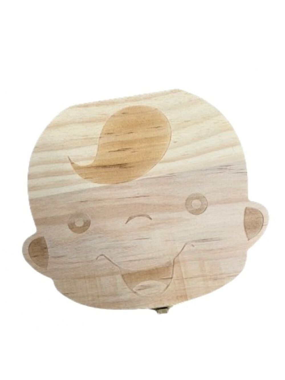 NWOT Little Boys Baby Wooden Teeth Holder and Organizer.